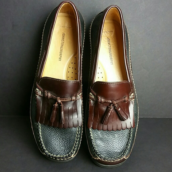 JOHNSTON AND MURPHY MEN'S LEATHER SHOES - Picture 4 of 8